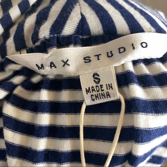 MAX STUDIO striped cowl neck tank top NWT S - Picture 8 of 10